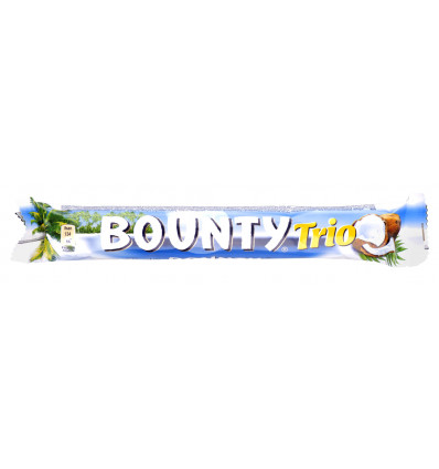 Конфета Bounty Trio 3x с мякотью кокоса в молочном шоколаде 28.5г*3шт 85г