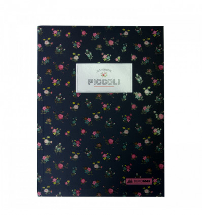 Записная книжка PICCOLI BM.24522101-03, А5, 80 л., клетка, интегральная обложка, темно-синяя