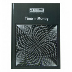 Книга канцелярська TIME IS MONEY BM.2400-109і, А4, 96 арк., клітинка, офсет, тверда ламінована обк