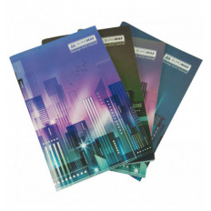 Тетрадь канцелярская, JOBMAX, А4, 96 л., клетка, офсет, карт. обл., ассорти ( BM.2428 )