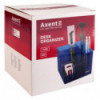 Набор настольный Axent Cube 2106-06-A, 9 предметов, в картонной коробке, красный