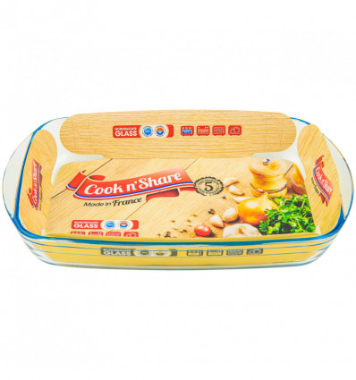 Форма для запекания Pyrex Cook n'Share из жаропрочного стекла прямоугольная 35x22см 2,5л