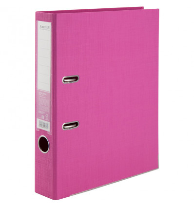 Папка-регистратор Axent Prestige+ 1721-10C-A, двусторонняя, A4, 50 мм, собранная, розовая