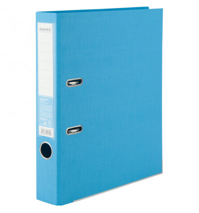 Папка-регистратор Axent Prestige+ 1721-29C-A, двусторонняя, A4, 50 мм, собранная, светло-голубая