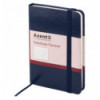 Книга записная Axent Partner 8301-02-A, A6-, 95x140 мм, 96 листов, клетка, твердая обложка, синяя