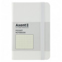 Книга записна Axent Partner 8309-21-A, A6-, 95x140 мм, 96 аркушів, крапка, тверда обкладинка, біла