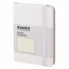 Книга записна Axent Partner 8309-21-A, A6-, 95x140 мм, 96 аркушів, крапка, тверда обкладинка, біла