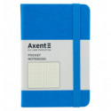 Книга записная Axent Partner 8309-07-A, A6-, 95x140 мм, 96 листов, точка, твердая обложка, голубая