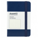 Книга записна Axent Partner 8309-02-A, A6-, 95x140 мм, 96 аркушів, крапка, тверда обкладинка, темно-