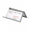 Подставка для визиток Axent 2114-03-A, 95x80x60 мм, металлическая сетка, серебристая