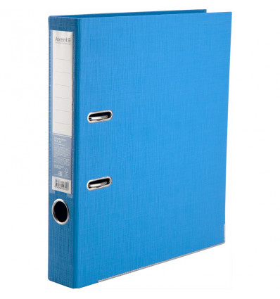 Папка-регистратор Axent Prestige+ 1721-07P-A, двусторонняя, A4, 50 мм, разобранная, голубая