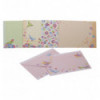 Заготовка для открыток с цветными конвертами "Flight" 10.5*14.8см
