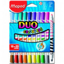 Фломастери COLOR PEPS DUO, 20 кол. ( MP.847010 )