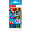 Олівці кольорові COLOR PEPS Duo, двосторонні, 12 шт., 24 кольори ( MP.829600 )