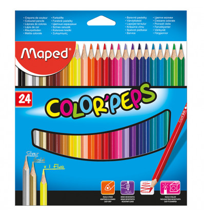 Олівці кольорові COLOR PEPS Classic, 24 кольори ( MP.183224 )