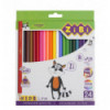 Кольорові олівці, 24 кольорів, KIDS Line