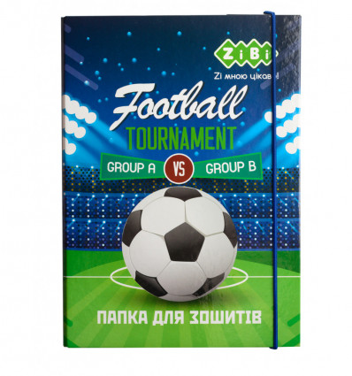 Папка для тетрадей "FOOTBALL", картонная, на резинке B5+ , KIDS Line ZB.14965