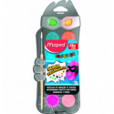 Краски акварельные COLOR PEPS 12 цветов + кисточка ( MP.811520 )