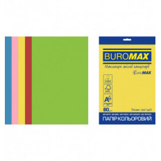 Цветная бумага BUROMAX INTENSIVE ассорти А4 80г/м² 50л (BM.2721350E-99)