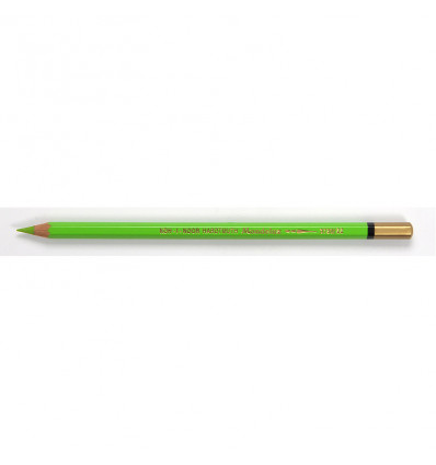 Олівець акварельний MONDELUZ 3720. Потовщений м'який грифель. Колір - жовтувато-зелений