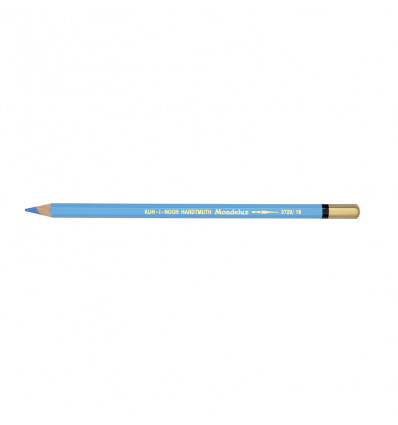 Олівець акварельний MONDELUZ 3720. Потовщений м'який грифель. Колір - лазурний синій