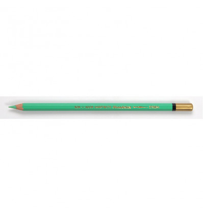 Олівець акварельний MONDELUZ 3720. Потовщений м'який грифель. Колір - горошковий яскраво-зелений