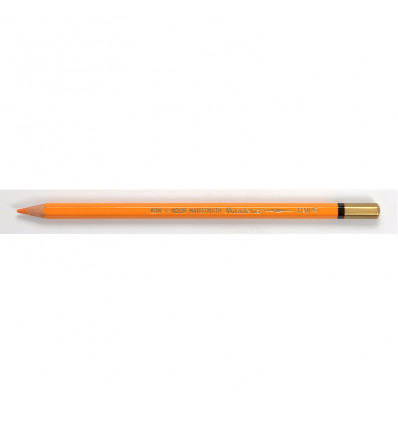 Олівець акварельний MONDELUZ 3720. Потовщений м'який грифель. Колір - світло-помаранчевий