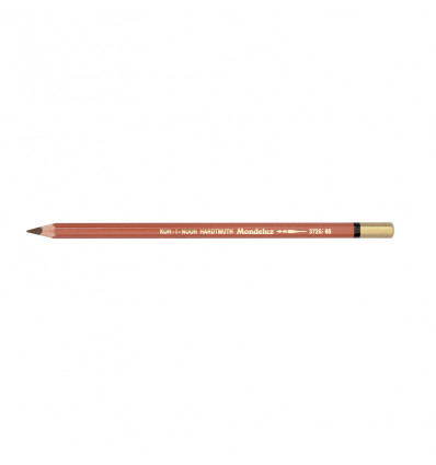 Олівець акварельний MONDELUZ 3720. Потовщений м'який грифель. Колір - теракотовий середній