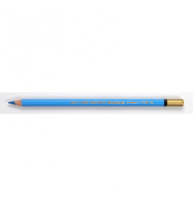 Олівець акварельний MONDELUZ 3720. Потовщений м'який грифель. Колір - світло-синій