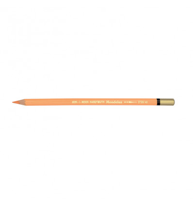 Олівець акварельний MONDELUZ 3720. Потовщений м'який грифель. Колір - хромовий оранжевий