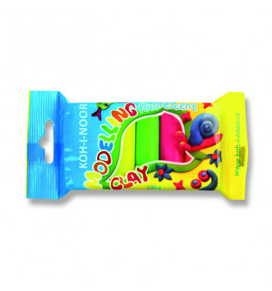 Пластилин Fluorescent, 5 цветов, 100 г. ( 01315S0502PS )