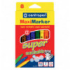 Набір фломастерів 8770 Maxi Super Washable, 8 кольорів, які не висихають без ковпачка до 10 днів, кр