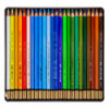 Олівці кольорові акварельні Mondeluz Landscape, 24 шт. в металевій коробці — набір професійних аквар