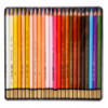 Олівці кольорові акварельні Mondeluz Portrait, 24 шт. в металевій коробці — набір професійних акваре