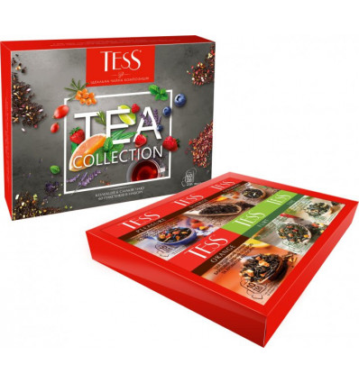 Чай TESS Набор "Ассорти" 6 видов чая пакетиков 60 пакетиков