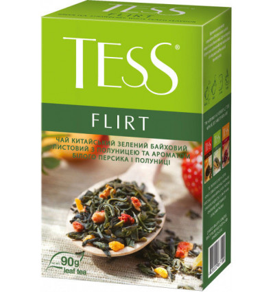 Чай TESS Flirt, зелений 90 гр