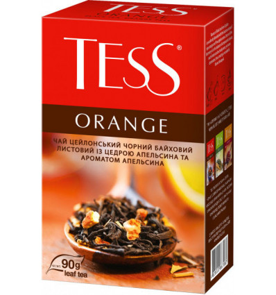 Чай TESS Orange, чорний 90 гр