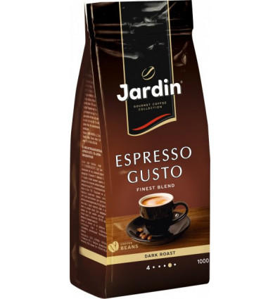 Кофе зерновой JARDIN Espresso Gusto 1000гр