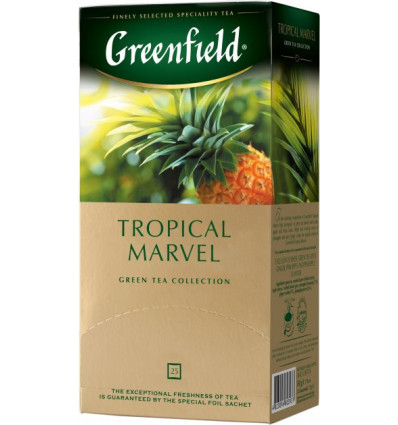 Чай Greenfield Tropical Marvel 2гр х 25 пакетиков