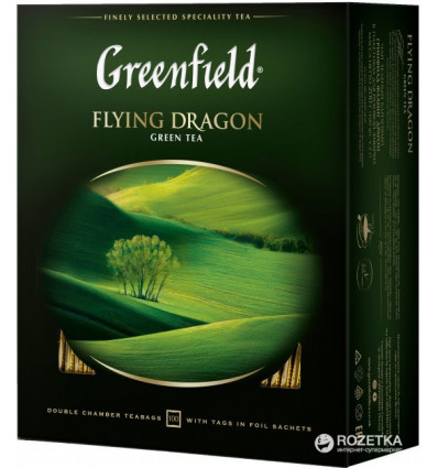 Чай Greenfield Flying Dragon 2гр х 100 пакетиків