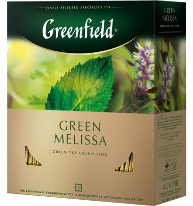 Чай Greenfield Green Melissa 1,5гр х 100 пакетиков