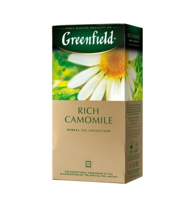 Чай Greenfield Rich Camomile 1,5гр х 25 пакетиков