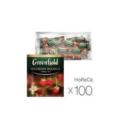 Чай Greenfield Wildberry Rooibus 1,5гр х 100 пакетиків Хорека