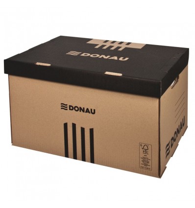Короб для архивных боксов Donau TOP, коричневый (7665301PL-02)