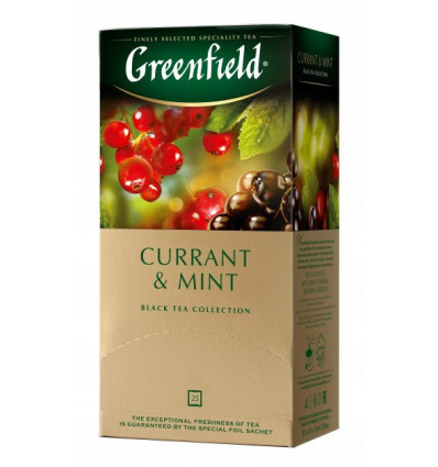 Чай Greenfield Currant & Mint 1,8г х 25 пакетиків