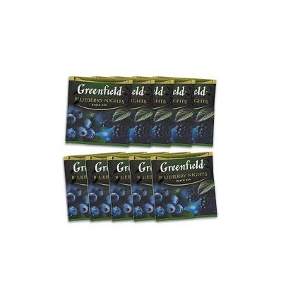 Чай Greenfield Blueberry Nights 1,5гр х 100 пакетиков Хорека