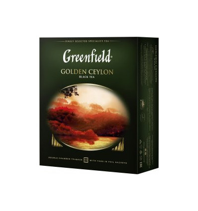 Чай Greenfield Golden Ceylon 2гр х 100 пакетиков