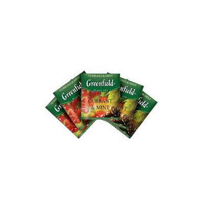 Чай Greenfield Currant & Mint 1.8 гр х 100 пакетиків Хорека