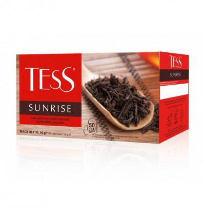 Чай TESS Sunrise, чорний 1,8гр х 50 пакетиків