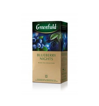Чай Greenfield Blueberry Nights 1,5гр х 25 пакетиков